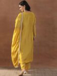 dfdf3427-5538-4659-8c77-77555437a4dc1738218421516-Libas-Mustard-Yellow-Floral-Embroidered-Sequinned-Straight-K-1