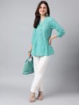 90509cc8-13ba-4ba5-b7af-1b949d397fba1716194394787ANANDITAGeometricPrintMandarinCollarCottonTop6