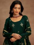 58df4cd0-b322-4d7a-a20c-a4681ca1f2aa1726396405913-Libas-Woven-Design-Chanderi-Silk-Kurta-With-Trousers–Dupatt-6