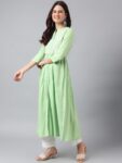 41830dce-dca0-4746-815a-cd91064ea4051716201320708ANANDITAWomenEmbroideredKeyholeNeckFlaredSleevesThreadWorkAn1
