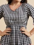2148e1e4-af7f-45e9-a6c2-501c743209471733477391151-Azira-Checked-Cotton-Empire-Puff-Sleeve-Layered-Fit–Flare-M-1
