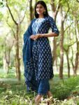 48375852-94b9-4d4a-bbaa-120c044e9a561744867984714-Libas-Floral-Printed-Keyhole-Neck-Straight-Kurta-With-Palazz-2