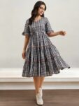 2148e1e4-af7f-45e9-a6c2-501c743209471733477391151-Azira-Checked-Cotton-Empire-Puff-Sleeve-Layered-Fit–Flare-M-1