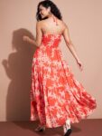 29b2717a-da2e-4ef0-abc7-d24e4253b0331694893360654DressBerryOrangeFloralPrintHalterNeckGeorgetteMaxiDress3 (1)