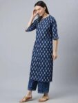 48375852-94b9-4d4a-bbaa-120c044e9a561744867984714-Libas-Floral-Printed-Keyhole-Neck-Straight-Kurta-With-Palazz-2
