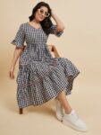 2148e1e4-af7f-45e9-a6c2-501c743209471733477391151-Azira-Checked-Cotton-Empire-Puff-Sleeve-Layered-Fit–Flare-M-1