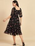6a065ea3-dd72-43e5-b8e9-77b72202d20b1716613822720AziraFloralPrintPuffSleeveGeorgetteFitFlareMidiDress1 (1)