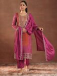 c3fc0a0a-35bb-4193-8dc7-cd1b6d0b05e01742281359710-Libas-Women-Bandhani-Printed-Regular-Sequinned-Kurta-with-Tr-2