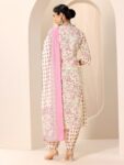 86061493-3545-4c5f-9c9b-316ed52a935c1744726692430-Libas-Women-Floral-Printed-V-Neck-A-Line-Panelled-Kurta-With-6