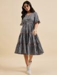 2148e1e4-af7f-45e9-a6c2-501c743209471733477391151-Azira-Checked-Cotton-Empire-Puff-Sleeve-Layered-Fit–Flare-M-1