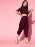 403f66fd-2335-4180-97f3-8300a0a615561637039903586-Libas-Burgundy-Pure-Georgette-Dhoti-Saree-with-Detachable-Pa-3