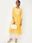 0e3e173f-d3cc-4fb2-a5b1-4242fec201dd1717819470983maxWomenFloralEmbroideredFlaredSleevesThreadWorkKurta1