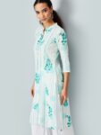 428dd144-f842-40b6-a870-23a0b2baf2ad1734536925262maxWomenStripedKeyholeNeckExtendedSleevesThreadWorkKurta5