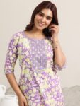 fc071573-aa2e-4c6d-99f4-0e7ccdee66321735642129307-Libas-Women-Floral-Printed-Regular-Pure-Cotton-Kurta-with-Tr-2