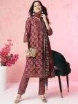 684a8199-b33e-44d0-b47e-f34b13f17cc11709187772205WomensWineEthnicPrintedKurtawithtrousersfoilprinteddupatta1