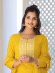 788d833a-e4de-4ace-bb34-02125a43022d1740648601228-KALINI-Bandhani-Printed-Regular-Mirror-Work-Kurta-With-Trous-2