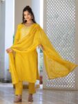 788d833a-e4de-4ace-bb34-02125a43022d1740648601228-KALINI-Bandhani-Printed-Regular-Mirror-Work-Kurta-With-Trous-2