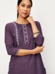 50e7c752-4ae3-43ef-b527-7746c18126261696663952526maxWomenPurpleEmbroideredFlaredSleevesThreadWorkKurta1