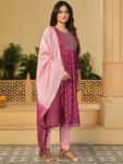 add60036-ded2-47da-adfb-a51d8eddd9b21690399903496KALINIWomenPurpleEthnicMotifsPrintedRegularKurtawithTrousers1