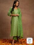 b00e9ea9-bfd8-4e79-888c-06ca0047e91c1695966010351-Libas-Green-Ethnic-Motifs-Woven-Design–Kurta-with-Trousers–11