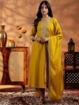 65b8243a-d19a-473f-a41c-989c455b805e1730116542034-Libas-Floral-Yoke-Design-Regular-Zari-A-Line-Kurta-with-Trou-2