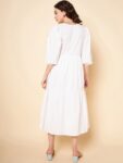 fa98fcef-8b06-4251-865f-da8f819b1a7d1682101310636HighStarWomenWhitePureCottonPoplinDress3
