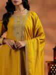 65b8243a-d19a-473f-a41c-989c455b805e1730116542034-Libas-Floral-Yoke-Design-Regular-Zari-A-Line-Kurta-with-Trou-2