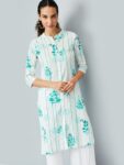428dd144-f842-40b6-a870-23a0b2baf2ad1734536925262maxWomenStripedKeyholeNeckExtendedSleevesThreadWorkKurta5