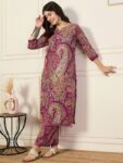 f9688faa-9957-44fb-8329-ef016da1983a1733984776683KALINIWomenPaisleyPrintedRegularKurtawithTrousers1