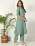 ceb377f7-3c6b-45d3-a6fd-aad64a5fbc241716636319542KALINIWomenKanthaWorkA-LineKurtaWithPantSetSmall-Green1