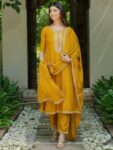 65b8243a-d19a-473f-a41c-989c455b805e1730116542034-Libas-Floral-Yoke-Design-Regular-Zari-A-Line-Kurta-with-Trou-2