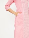 7e6bb49e-4704-456e-9dcb-ccfe6890c4301734531703061maxWomenGeometricCheckedKurta1
