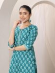 c33a6226-8cf4-4291-9552-41c974adc2001742922112649-Libas-Teal-Blue-Floral-Printed-Round-Neck-Straight-Kurta-Wit-5