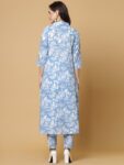 22b0bef5-82de-40c3-817f-880c328f235b1695845562658KALINIWomenBlueFloralPrintedRegularPureCottonKurtawithTrouse7