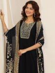 816dc6c7-e89f-4911-8a72-27f469323ca11742058285111-Libas-Floral-Yoke-Design-Notch-Neck-Straight-Kurta-With-Trou-2