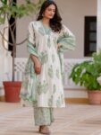 2ffd5dce-5139-4b82-9a79-3765fbdd7d7a1720503198905KALINIWomenFloralPrintedPleatedPureCottonKurtawithPalazzosWi1
