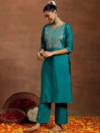 7bcb357c-790e-46c4-83eb-6c7959deb3521736494476259-Libas-Floral-Yoke-Design-Embroidered-Sequinned-Notch-Neck-Ku-2