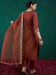 3e3a0de0-92dc-44bd-9192-2c7e339095571709014539070IndoEraRustEmbroideredStraightKurtaTrousersWithDupattaset1