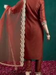 3e3a0de0-92dc-44bd-9192-2c7e339095571709014539070IndoEraRustEmbroideredStraightKurtaTrousersWithDupattaset1