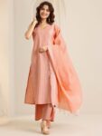 imgi_34_86a111f3-fac2-442e-b39a-25daf43825b31750860809514-Libas-Striped-Woven-Design-V-Neck-Kurta-With-Palazzos–Dupat-2