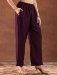 imgi_102_00d5eea2-d880-49b8-8e1c-0d7aacf6a5c01734355012659-Libas-Burgundy-Ethnic-Motifs-Yoke-Design-Pleated-Sequinned-K-2