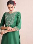 imgi_4_c32baaea-e7f0-4e5e-8514-9eca51b6c5bb1751889944171-Anouk-Floral-Embroidered-Regular-Yoke-Border-Aari-Work-Kurta-2
