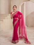 imgi_26_d260e023-6f46-4c36-8634-892736825f8b1690814068917InddusMagentaGold-TonedEmbroideredNetSaree2