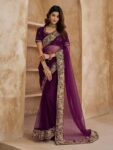 imgi_24_feca59b9-9798-45dc-9823-40c56e1788951692291102403InddusMauveGold-TonedSequinnedNetSaree1