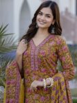 imgi_27_1bc7a0e5-a757-498e-aaa5-7811ed2dcc9d1744980134144-Anouk-Floral-Printed-V-Neck-Pure-Cotton-Straight-Kurta-With–2