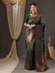 imgi_12_0cc6271b-4fdb-4763-9737-681d46f8fbc51673369434071AnoukGreenCopper-TonedWovenDesignZariSilkBlendBanarasiSaree3