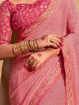 imgi_11_72b7896f-d603-41a0-90b3-a5c305b1acd81710791608624KaliniPinkGeorgetteEthnicZariEmbroideredFestiveSareewithMatc1