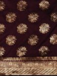 imgi_24_59eae3ad-dab4-41e7-aadc-1f844755335c1685007905298AnoukBurgundySilkBlendEthnicWovenDesignFestiveSareewithMatch1
