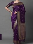 imgi_87_50586dbd-3c29-456d-a3f8-a713849e84401670240480338MiteraPurpleSilkBlendEthnicWovenDesignFestiveSareewithMatchi1