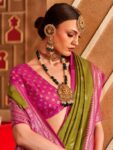 imgi_28_6f40080a-c90e-4a15-9a64-de3e5bf906c41716904503677AnoukOliveSilkBlendEthnicWovenDesignTraditionalWearSareewith1